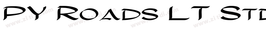 PY Roads LT Std Land字体转换